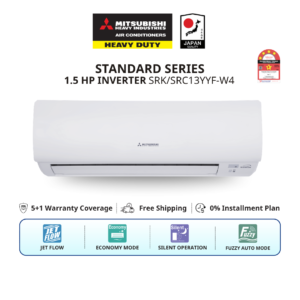 Mitsubishi Heavy Industries Hoshi 1.5HP Inverter Air Conditioner [SRK13YYF-W4]