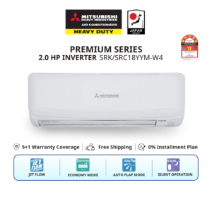 Mitsubishi Heavy Industries Aki 2.0HP Inverter Air Conditioner [SRK18YYM-W4]
