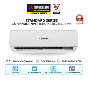 Mitsubishi Heavy Industries Kaze 2.5HP Non-Inverter Air Conditioner [SRK24CXP2-W4]