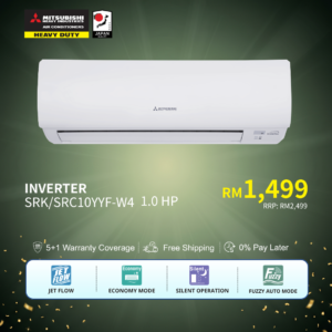 Mitsubishi Heavy Industries Hoshi 1.0HP Inverter Air Conditioner [SRK10YYF-W4]